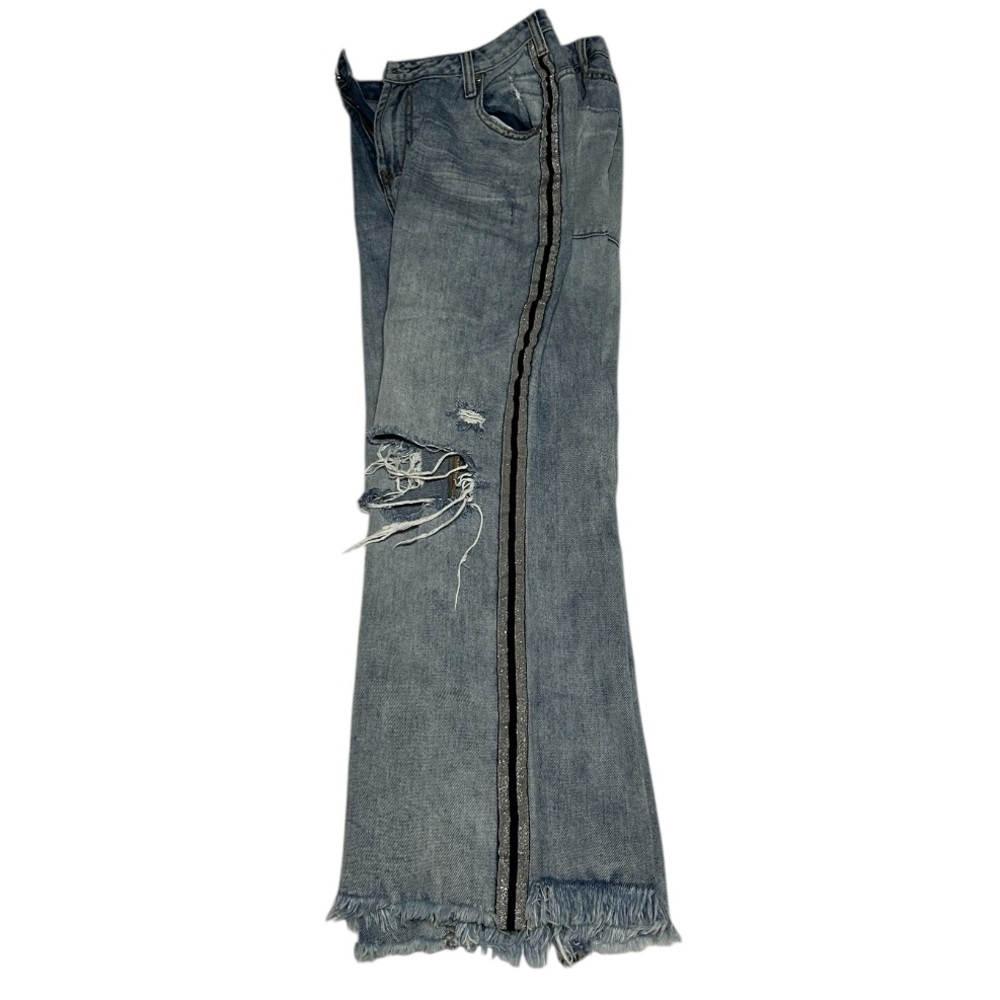 One Teaspoon Y2K Distressed Striped Jeans Size 29